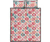 Apple Pattern Print Bed Set Quilt-grizzshop