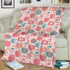 Apple Pattern Print Blanket-grizzshop