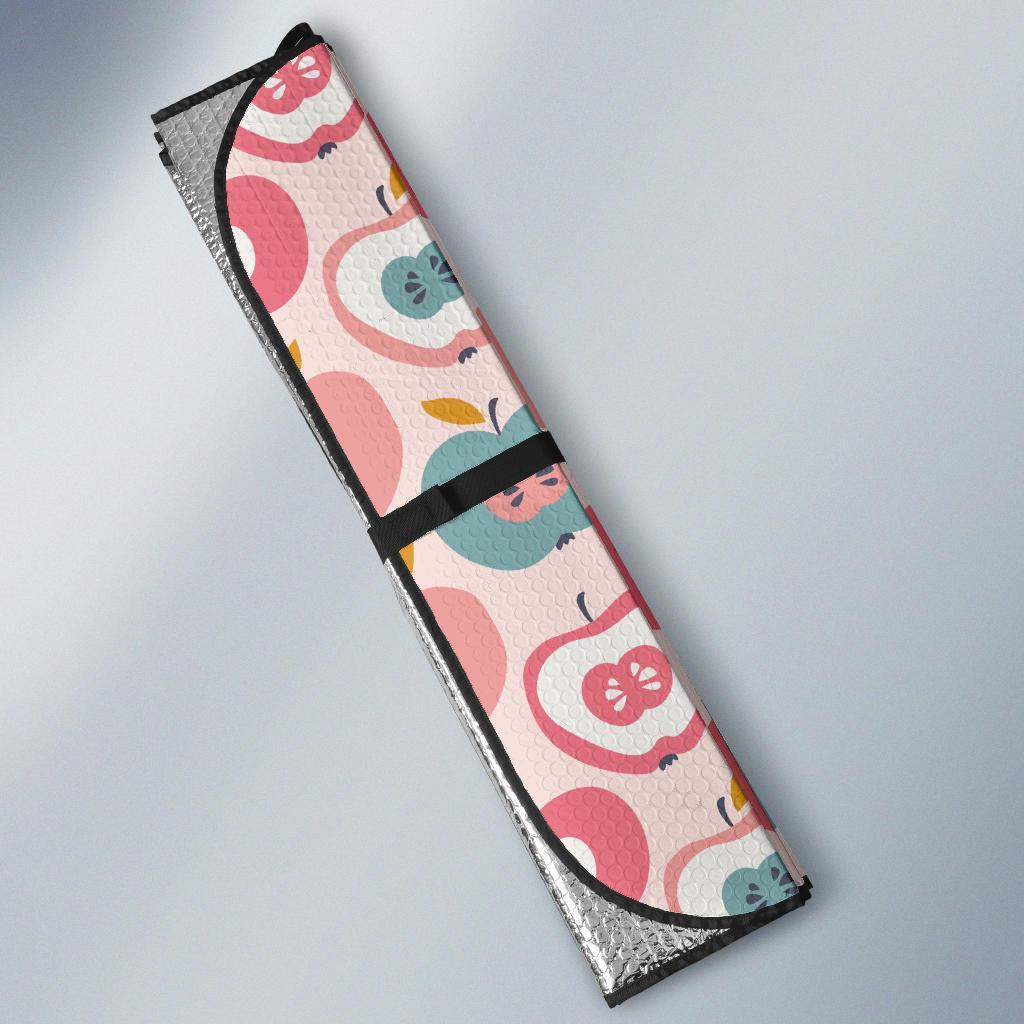 Apple Pattern Print Car Sun Shade-grizzshop