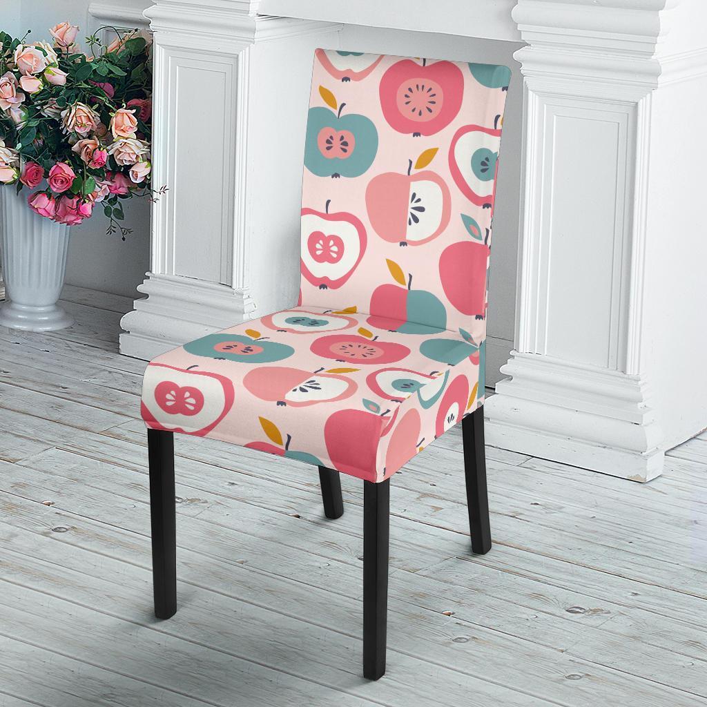 Apple Pattern Print Chair Cover-grizzshop