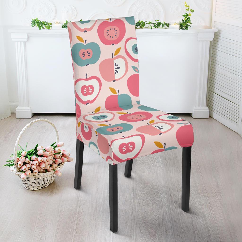 Apple Pattern Print Chair Cover-grizzshop