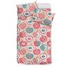 Apple Pattern Print Duvet Cover Bedding Set-grizzshop