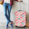 Apple Pattern Print Luggage Cover Protector-grizzshop