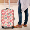 Apple Pattern Print Luggage Cover Protector-grizzshop