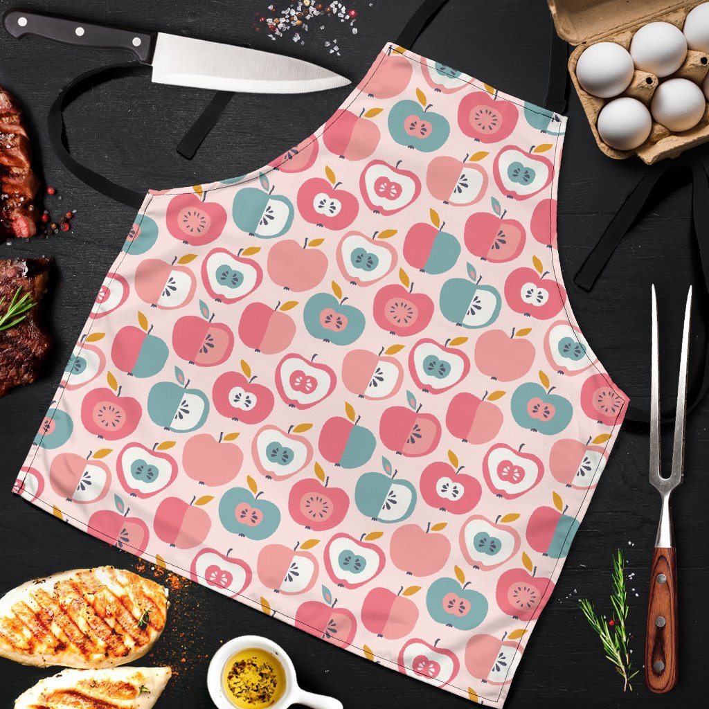 Apple Pattern Print Men's Apron-grizzshop