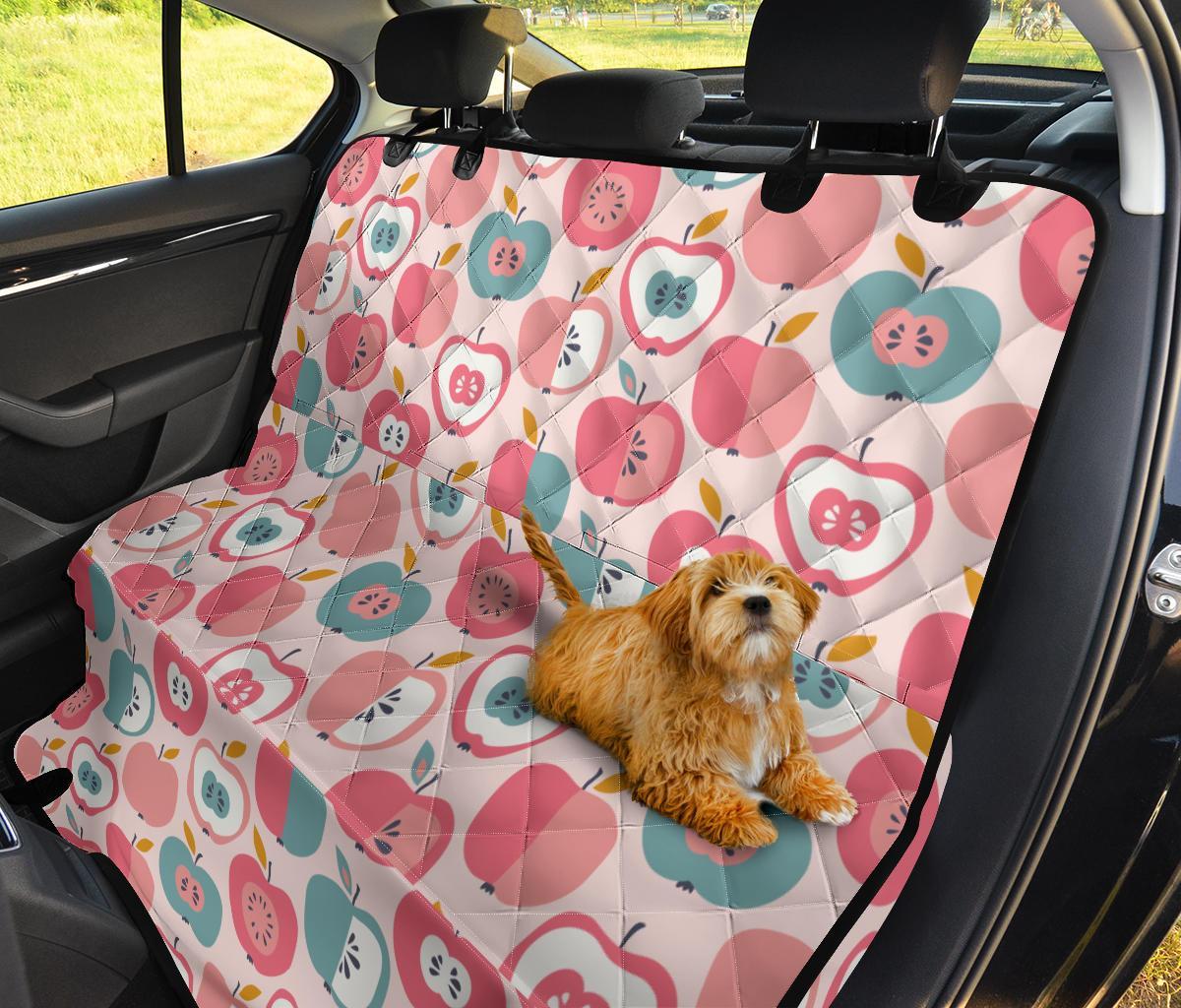 Apple Pattern Print Pet Car Seat Cover-grizzshop