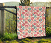 Apple Pattern Print Quilt-grizzshop