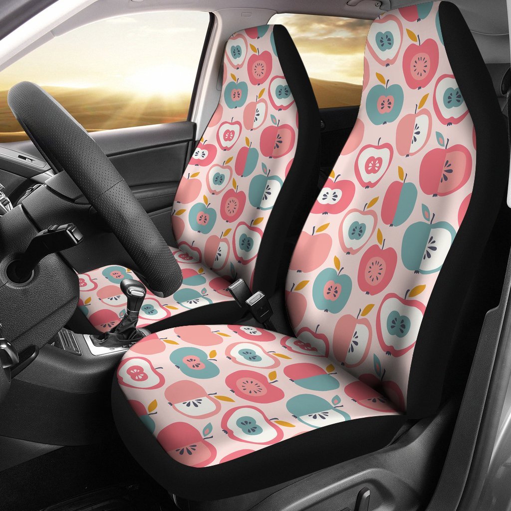 Apple Pattern Print Universal Fit Car Seat Covers-grizzshop