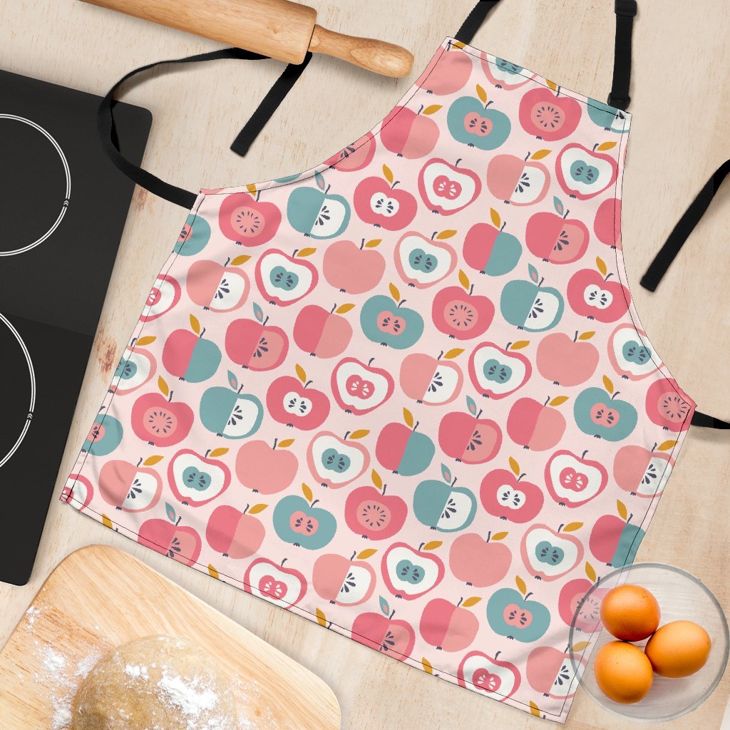 Apple Pattern Print Women's Apron-grizzshop