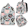 Apple Print Pattern Backpack-grizzshop