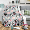 Apple Print Pattern Blanket-grizzshop