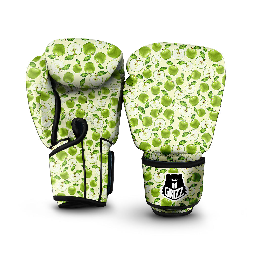 Apple Print Pattern Boxing Gloves-grizzshop