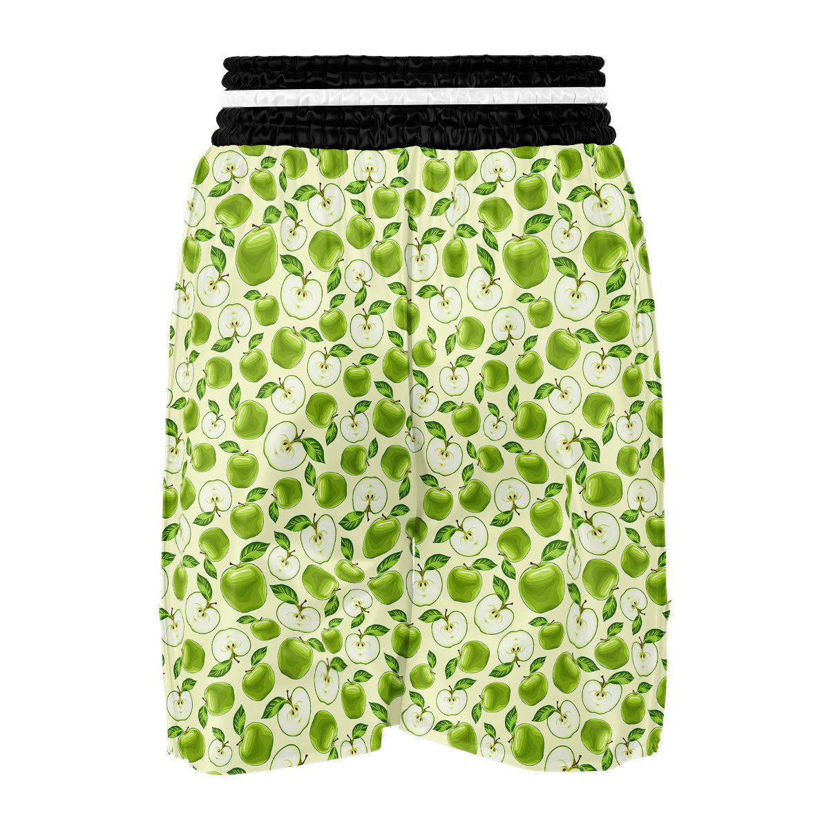 Apple Print Pattern Boxing Shorts-grizzshop