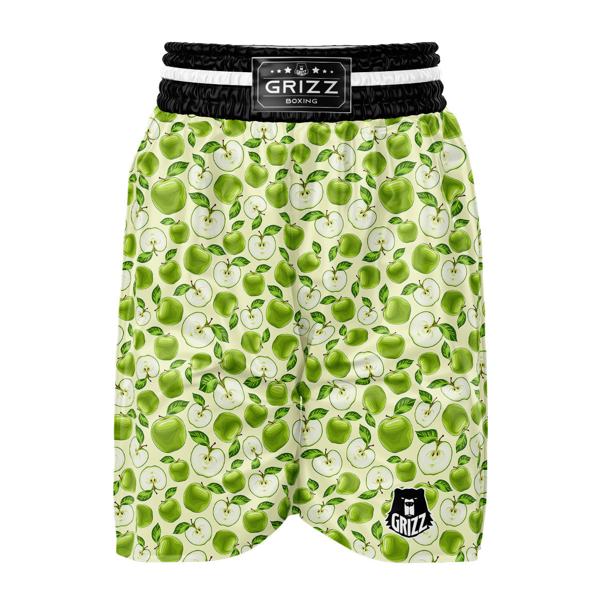 Apple Print Pattern Boxing Shorts-grizzshop