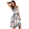 Apple Print Pattern Dress-grizzshop