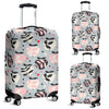 Apple Print Pattern Luggage Cover Protector-grizzshop