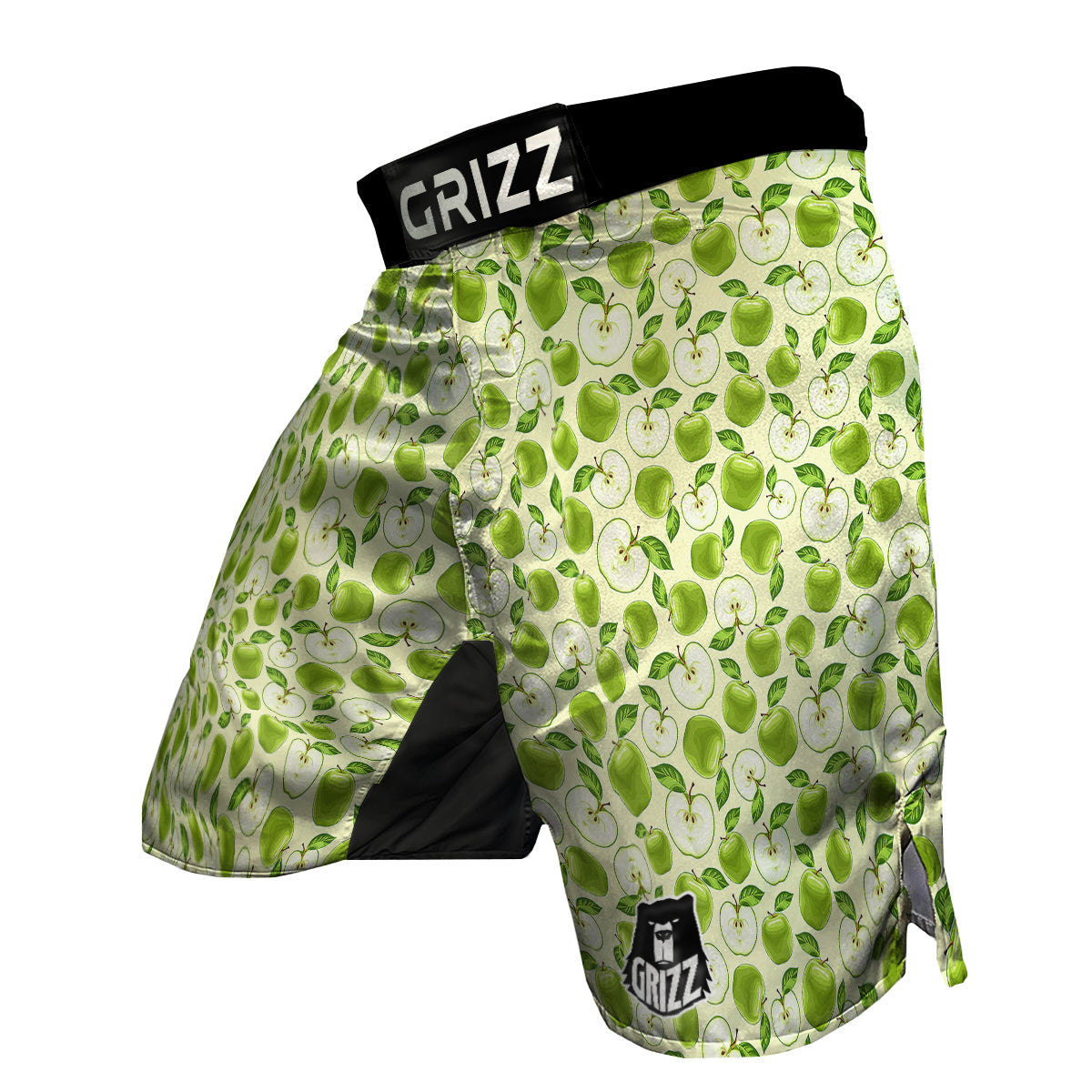 Apple Print Pattern MMA Shorts-grizzshop