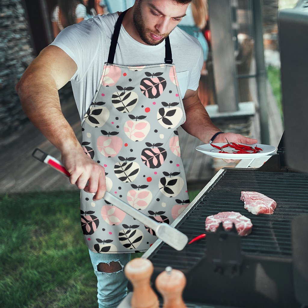 Apple Print Pattern Men's Apron-grizzshop