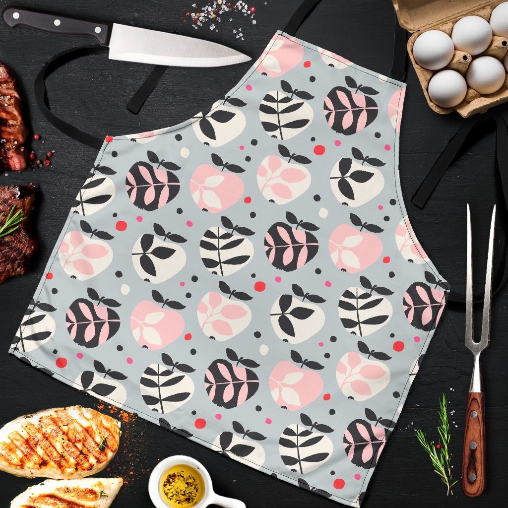 Apple Print Pattern Men's Apron-grizzshop