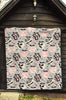 Apple Print Pattern Quilt-grizzshop