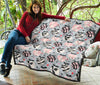 Apple Print Pattern Quilt-grizzshop