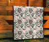 Apple Print Pattern Quilt-grizzshop