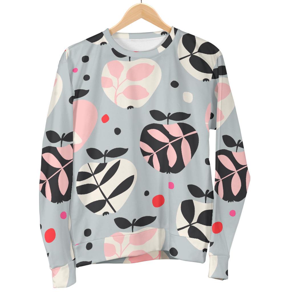 Apple Print Pattern Women's Sweatshirt-grizzshop