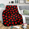 Apple Red Pattern Print Blanket-grizzshop