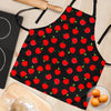 Apple Red Pattern Print Women's Apron-grizzshop