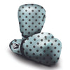 Aqua And Black Polka Dot Boxing Gloves-grizzshop