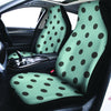 Aqua And Black Polka Dot Car Seat Covers-grizzshop