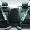 Aqua And Black Polka Dot Seat Belt Cover-grizzshop