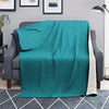 Aqua Glitter Texture Print Blanket-grizzshop