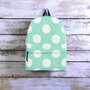 Aqua Polka Dot Backpack-grizzshop