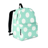 Aqua Polka Dot Backpack-grizzshop