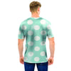 Aqua Polka Dot Men T Shirt-grizzshop