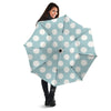 Aqua Polka Dot Umbrella-grizzshop