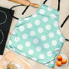 Aqua Polka Dot Women's Apron-grizzshop