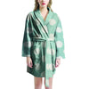 Aqua Polka Dot Women's Robe-grizzshop