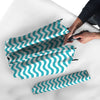 Aqua Wave Striped Print Umbrella-grizzshop