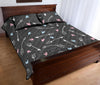 Archery Heart Pattern Print Bed Set Quilt-grizzshop