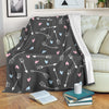 Archery Heart Pattern Print Blanket-grizzshop