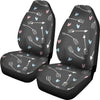 Archery Heart Pattern Print Universal Fit Car Seat Covers-grizzshop