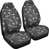 Archery Heart Pattern Print Universal Fit Car Seat Covers-grizzshop