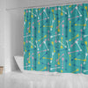 Archery Pattern Print Bathroom Shower Curtain-grizzshop