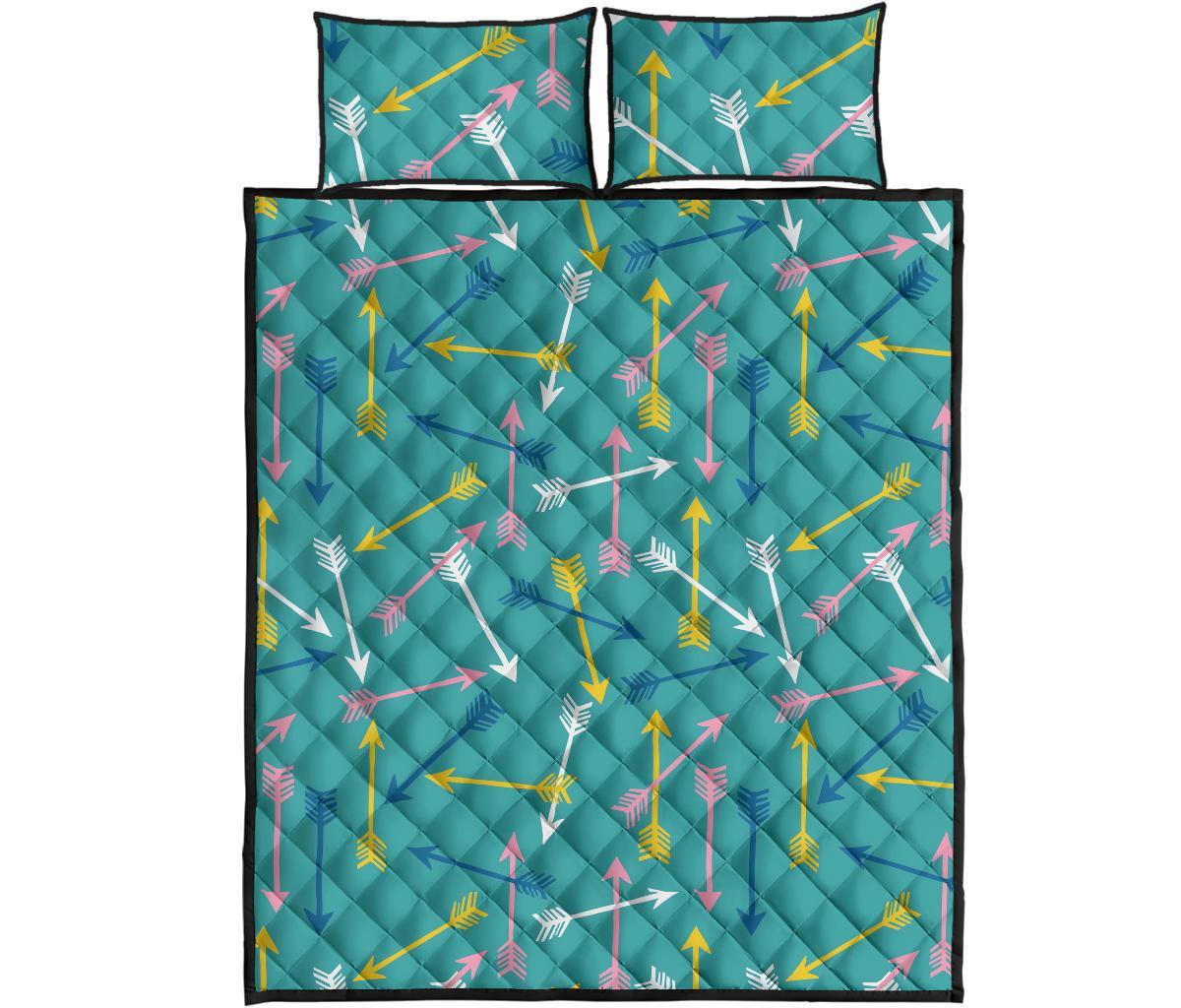 Archery Pattern Print Bed Set Quilt-grizzshop