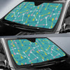 Archery Pattern Print Car Sun Shade-grizzshop