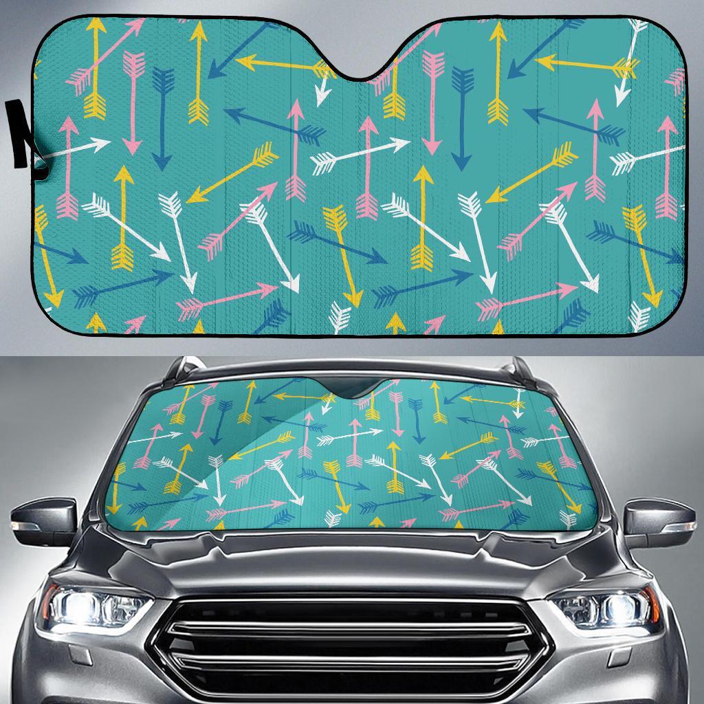 Archery Pattern Print Car Sun Shade-grizzshop