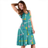 Archery Pattern Print Dress-grizzshop