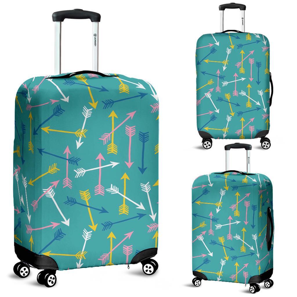 Archery Pattern Print Luggage Cover Protector-grizzshop